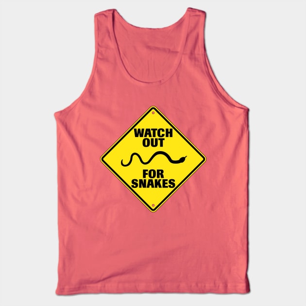 Watch Out For Snakes Tank Top by detective651